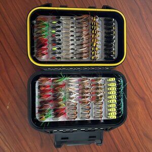 102 PIECE FISHING FLIES
